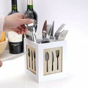 SOLEIL Wooden Kitchen Utensils Holder Flatware Organizer 4 Compartments Cutlery Box Utensil Organizer for Silverware Cutlery Utensil Holder for Kitchen SOLEIL Wooden Kitchen Utensils Holder Flatware Organizer 4 Compartments Cutlery Box Utensil Organizer for Silverware Cutlery Utensil Holder for Kitchen