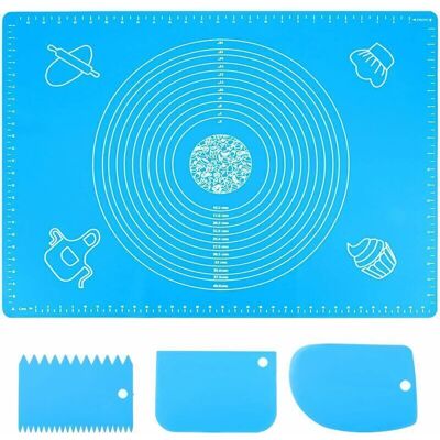 TEHTUY 70x50cm Silicone Baking Mat, Non-Stick Reusable Baking Mat with Measurements, Non-Slip Baking Mat for Fondant, Tarts, Pizza Dough, Rolling Mat, TEHTUY 70x50cm Silicone Baking Mat, Non-Stick Reusable Baking Mat with Measurements, Non-Slip Baking Mat for Fondant, Tarts, Pizza Dough, Rolling Mat,