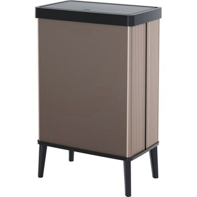 CURVER Verto Touch Trash Can - 54L - Rose Perle CURVER Verto Touch Trash Can - 54L - Rose Perle