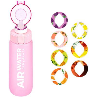 NICOLA Flavored Water Bottle, 750ml Plastic Water Tumbler with 7 Random Flavor Pods NICOLA Flavored Water Bottle, 750ml Plastic Water Tumbler with 7 Random Flavor Pods
