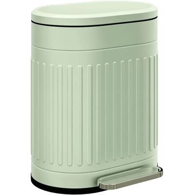 HOMCOM 20L Pedal Bin - Light Green Kitchen Waste Bin HOMCOM 20L Pedal Bin - Light Green Kitchen Waste Bin
