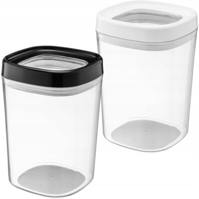 KADAX Food container 1L set - Plastic, Airtight, Rectangular KADAX Food container 1L set - Plastic, Airtight, Rectangular