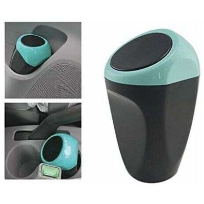 SNQ Mini car trash can, plastic waste bin, 16x8CM, storage container for car/office/home interior (Blue-Mini Trash Can) SNQ Mini car trash can, plastic waste bin, 16x8CM, storage container for car/office/home interior (Blue-Mini Trash Can)