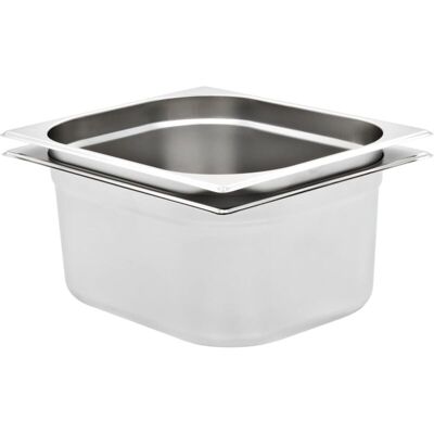 vidaXL Gastronorm Containers GN 1/2 150mm Stainless Steel - Stackable Food Trays vidaXL Gastronorm Containers GN 1/2 150mm Stainless Steel - Stackable Food Trays