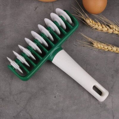 SIOKS Multifunctional Manual Pasta Grid Roller Press, Noodle Cutter Roller Dough Cutter Plastic Pasta Maker Pasta Molds Kitchen Tool (2)-fei Yu SIOKS Multifunctional Manual Pasta Grid Roller Press, Noodle Cutter Roller Dough Cutter Plastic Pasta Maker Pasta Molds Kitchen Tool (2)-fei Yu