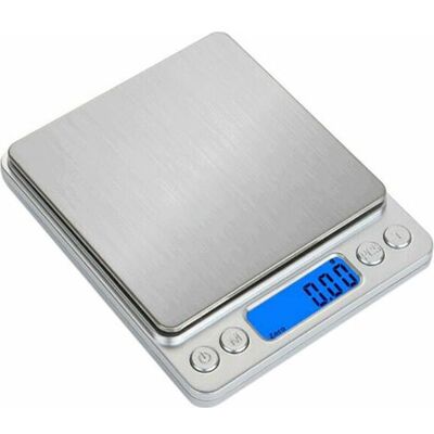 SIOKS Precise Electric Kitchen Scale 0.1g/3kg – Food And Postal Weight Measurement – Backlit Lcd Screen – Stainless Steel And Tempered Glass SIOKS Precise Electric Kitchen Scale 0.1g/3kg – Food And Postal Weight Measurement – Backlit Lcd Screen – Stainless Steel And Tempered Glass