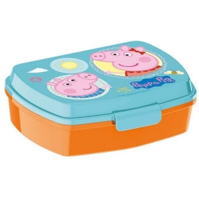 Peppa Pig - Having fun - Pink - Lunch Box Peppa Pig - Having fun - Pink - Lunch Box