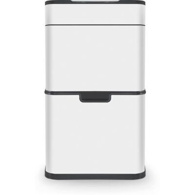 Tower Ozone Recycling Sensor Bin - 50L - White - Sensor Bin Tower Ozone Recycling Sensor Bin - 50L - White - Sensor Bin