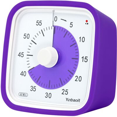 ODIPIE Visual Timer with Night Light, 60 Minute Countdown Timer for Kids and Adults, Silent Classroom Timer, Time Management Tool for Home, School or Work ODIPIE Visual Timer with Night Light, 60 Minute Countdown Timer for Kids and Adults, Silent Classroom Timer, Time Management Tool for Home, School or Work