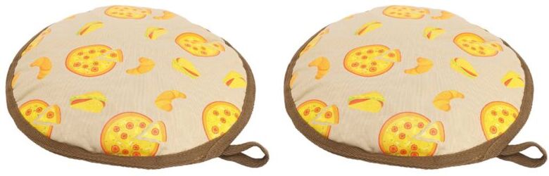 TLILY 2 Pack 12 Inch Tortilla Warmer Pouch Microwave Insulated Food Cooler Bag, Flour Burrito Pancake Hot Corn