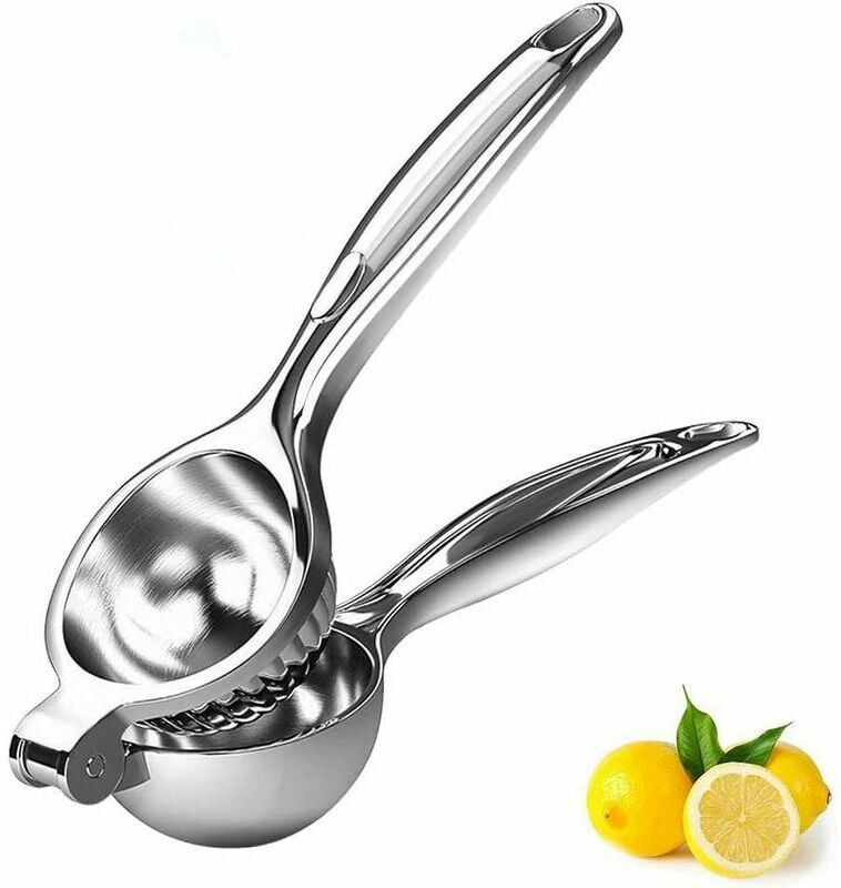 Hoopzi - Manual Lemon Squeezer Lemon Juicer Manual Orange Lemon Juice Juicer Stainless Steel Superior Quality Heavy Duty Metal Juicer Bowl (Bowl