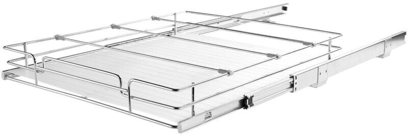 Mophorn - 14'W x 21'D Pull Out Cabinet Organizer, Heavy Duty Slide Out Pantry Shelves, Chrome-Plated Steel Roll Out Drawers, Sliding Drawer Storage