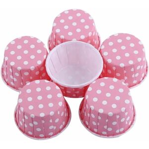 NORCKS 100pcs Baking Cups, Mini Paper Cake Cases, Cupcake Wrappers Cupcake Cases Cupcake Holders Muffin Cups Liners, Cupcake Paper Baking Cases Colour(Pink)