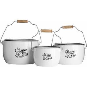 Premier Housewares - La Cuisine De Mere Set of 3 Storage Pots