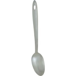 Premier Housewares - Stainless Steel Spoon Stain Resistant Spoon For Non Stick Pan With Silver Handle Spoons & Turners For Food 4 x 33 x 6