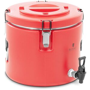 ROYAL CATERING Stainless steel insulated container Thermobox Heating food container Drain Tap