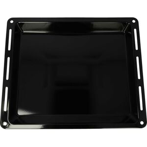 Baking Tray compatible with Ikea 202.181.83 ovn 918 w ik Oven - 44.5 x 37.5 x 5 cm, Non-stick Coating, Enamelled Black - Vhbw