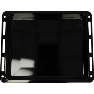 Baking Tray compatible with Neff Oven - 45.8 x 36.5 x 4 cm, Non-stick Coating, Enamelled Black - Vhbw