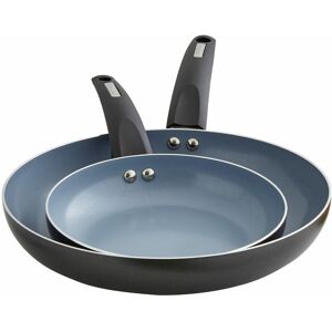 Tower T80300 Cerasure Induction Frying Pan Non-Stick Set, Ceramic Coating, Cookware Set with Cool Handles, Graphite, 2 Piece, 20/28 cm Tower T80300 Cerasure Induction Frying Pan Non-Stick Set, Ceramic Coating, Cookware Set with Cool Handles, Graphite, 2 Piece, 20/28 cm