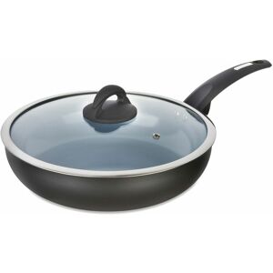 Tower Cerasure T80305 Saute Pan with Aluminium Body with Stay Cool Ergonomic Phenolic Handles, Graphite Tower Cerasure T80305 Saute Pan with Aluminium Body with Stay Cool Ergonomic Phenolic Handles, Graphite