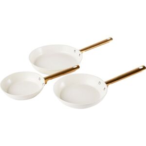 Beliani Set Of 3 Frying Pans Elite Pro - Cookware Beliani Set Of 3 Frying Pans Elite Pro - Cookware
