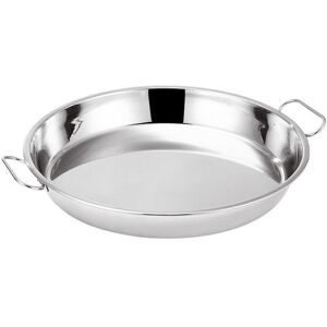 NEIGE 34CM Stainless Steel Frying Pan Non-Stick Pizza Cake Pan Round Cake Pan with Ears NEIGE 34CM Stainless Steel Frying Pan Non-Stick Pizza Cake Pan Round Cake Pan with Ears