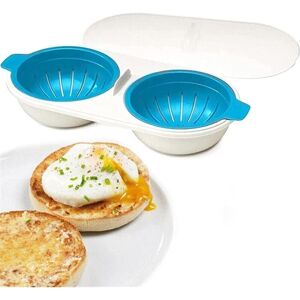 Ikodm - Egg Poachers Draining Egg Boiler, Microwave Egg Poachers, Non-Stick Feature, Eggs Poacher Cup Microwaveable,Double Cup Egg Cooker Egg Steamer Ikodm - Egg Poachers Draining Egg Boiler, Microwave Egg Poachers, Non-Stick Feature, Eggs Poacher Cup Microwaveable,Double Cup Egg Cooker Egg Steamer