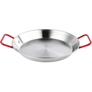 BASETBL Stainless Steel Non-Stick Paella Pan Paella Dish 32cm BASETBL Stainless Steel Non-Stick Paella Pan Paella Dish 32cm