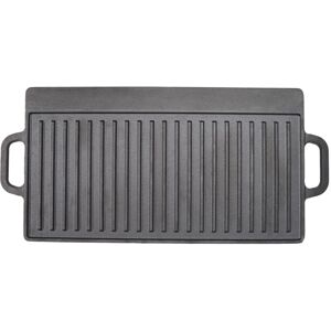 Toque Reversible Cast Iron Griddle Plate Non-Stick Grill Skillet Pan 49.5cm BBQ Toque Reversible Cast Iron Griddle Plate Non-Stick Grill Skillet Pan 49.5cm BBQ