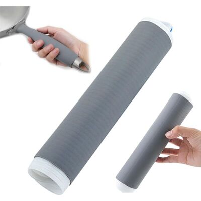 CCYKXA Heat-Resistant Silicone Pot Handle Cover, 2-Piece Heat-Resistant Pan Handle Sleeve for Frying Pan, Knives, and Spatulas CCYKXA Heat-Resistant Silicone Pot Handle Cover, 2-Piece Heat-Resistant Pan Handle Sleeve for Frying Pan, Knives, and Spatulas
