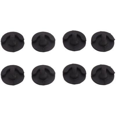 STUNACY 8pcs Fryer Silicone Feet Scratch Proof Round Heat Insulation Kitchen Fryer Tray Feet For Frying Pan Barbecue Pan STUNACY 8pcs Fryer Silicone Feet Scratch Proof Round Heat Insulation Kitchen Fryer Tray Feet For Frying Pan Barbecue Pan