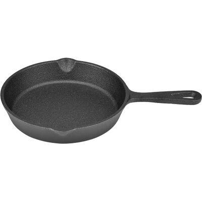 STUNACY 16cm 20cm Vintage Cast Iron Skillet Frying Pan Burnt Non Stick (16cm) STUNACY 16cm 20cm Vintage Cast Iron Skillet Frying Pan Burnt Non Stick (16cm)