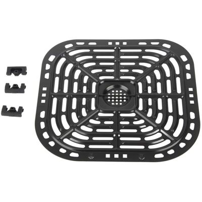 STUNACY Square 24x23cm Fryer Replacement Grill Pan 304 Stainless Steel Fryer Replacement Crisper Plate STUNACY Square 24x23cm Fryer Replacement Grill Pan 304 Stainless Steel Fryer Replacement Crisper Plate
