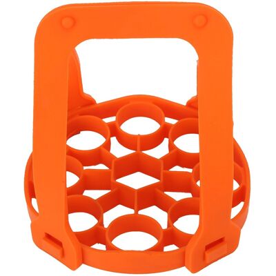 STUNACY 9hole Silicone Egg Steamer Rack Antiscalding Pressure Cooker Sling Heat Insulation Pad(orange ) STUNACY 9hole Silicone Egg Steamer Rack Antiscalding Pressure Cooker Sling Heat Insulation Pad(orange )