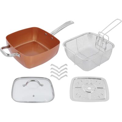 STUNACY 4pcs Set Stainless Steel Nonstick Frying Pan Multifunctional Saucepan Kitchen Supplies STUNACY 4pcs Set Stainless Steel Nonstick Frying Pan Multifunctional Saucepan Kitchen Supplies