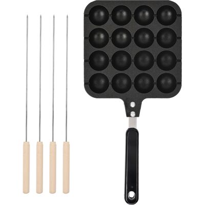 STUNACY Non Stick Takoyaki Grill Pan Plate Cooking Baking Mold Tray STUNACY Non Stick Takoyaki Grill Pan Plate Cooking Baking Mold Tray