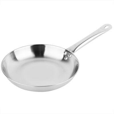 STUNACY Extra Thick Stainless Steel Non-stick Coating Pan With Helper Handle Saute And Frying Pan STUNACY Extra Thick Stainless Steel Non-stick Coating Pan With Helper Handle Saute And Frying Pan