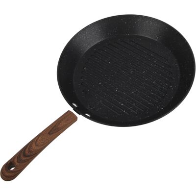 STUNACY Round Grill Pan Universal Non Stick Multifunctional Flat Bottom Frying Pan For Breakfast STUNACY Round Grill Pan Universal Non Stick Multifunctional Flat Bottom Frying Pan For Breakfast