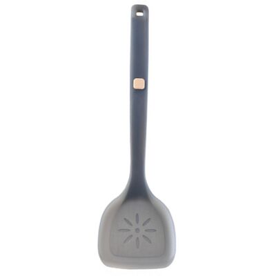STUNACY Silicone Spatula Heat Resistant Non Stick Stainless Steel Inner Silicone Stir Frying Pan Spatula Pan Shovel Semi Translucent Dark Gray STUNACY Silicone Spatula Heat Resistant Non Stick Stainless Steel Inner Silicone Stir Frying Pan Spatula Pan Shovel Semi Translucent Dark Gray
