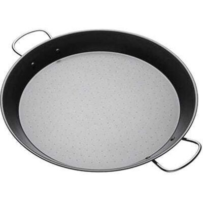 KitchenCraft Mediterranean 38.5cm Paella Pan - Dark Grey KitchenCraft Mediterranean 38.5cm Paella Pan - Dark Grey