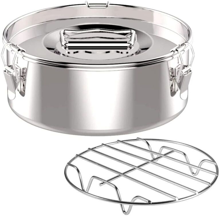 TLILY Flan Pan Mold, Stainless Steel Mold with Lid - Maker for 6 Quart Pot