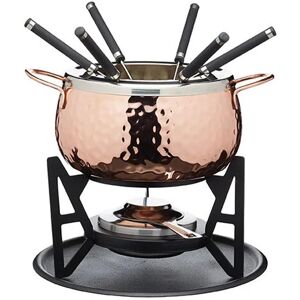 Artesa Hammered Copper Fondue Set