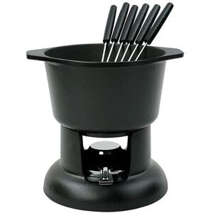 Chasseur Cast Iron Matt Black Fondue Set Chasseur Cast Iron Matt Black Fondue Set