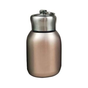 DENUOTOP 300ML Mini Thermal Mug Leak Proof Vacuum Flasks Travel Thermos Stainless Steel Drink Water Bottle Thermos Cups for Indoor and Outdoor 280ml Rose gold
