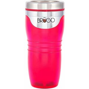 Leak Proof Insulated Travel Mug - Retro - Flamingo Pink - Brugo