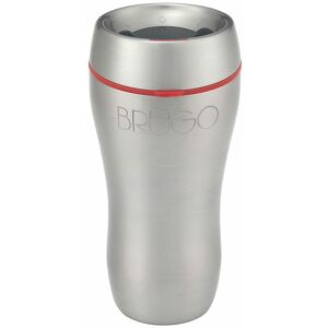 Brugo - Leak Proof Insulated Travel Mug - Steel - Inspire Red