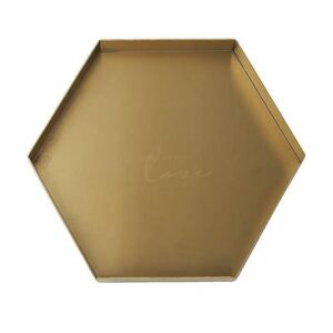 PESCE Gold Round Trays, Stainless Steel Metal Tray, Home Decorative Bathroom Tray style2