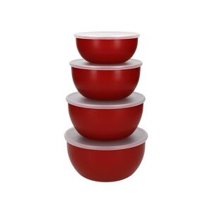 Set of 4 Prep Bowls & Lids Empire Red - Kitchenaid