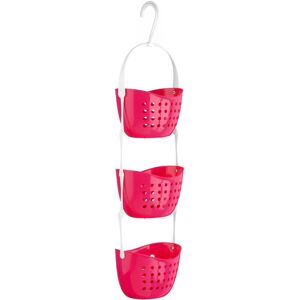 Premier Housewares - 3 Tier Hot Pink Shower Caddy