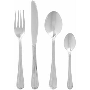 Premier Housewares - Classic 16pc Stainless Steel Plain Cutlery Set